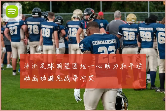 非洲足球明星团结一心助力和平运动成功避免战争冲突
