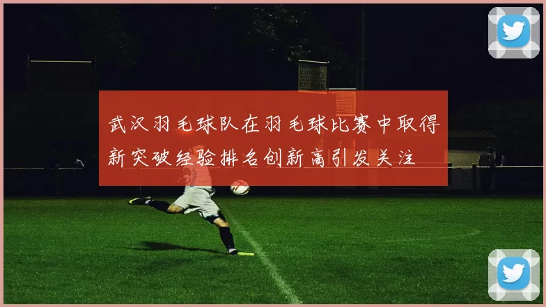 武汉羽毛球队在羽毛球比赛中取得新突破经验排名创新高引发关注
