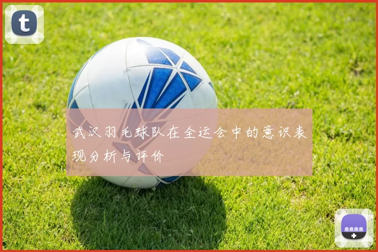 武汉羽毛球队在全运会中的意识表现分析与评价